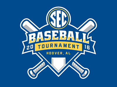 SEC 2016 Baseball Tournament by James Kuty on Dribbble