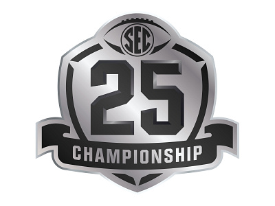 SEC 25th Football Championship Logo