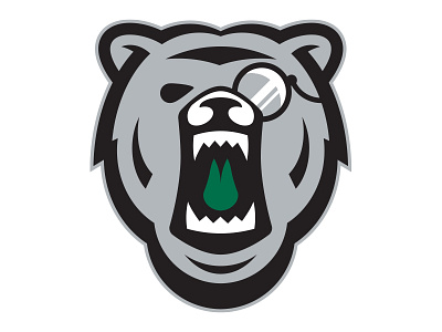 Bear - Fantasy Football Logo bear football grizzly