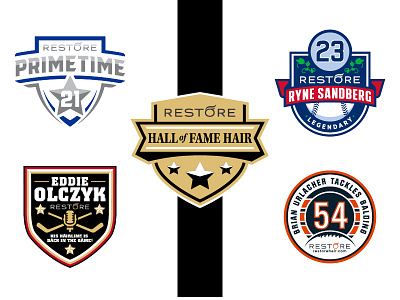 RESTORE Hair - Hall of Fame Haie hair hall logo sports