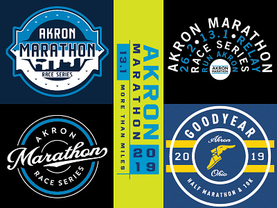 Akron Marathon Race Series akron design marathon shirt