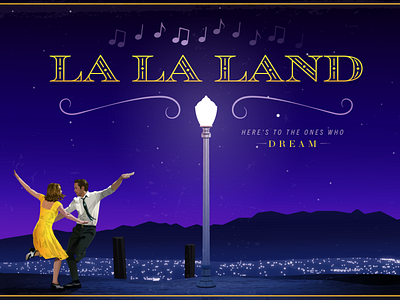La La Land Poster digital art illustration movie poster