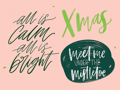 Christmas Calligraphy Bundle