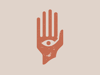 Belly Eye Art Therapy : Logo art therapy brand mark branding eye hand logo logo design minimalist simple texture vector