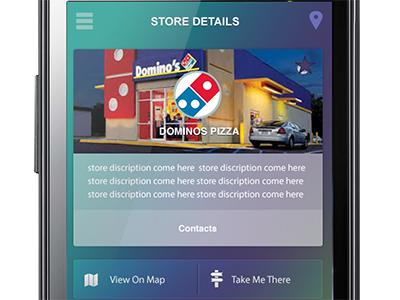 Store Detail android app ui