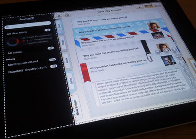 Humail app ipad mail