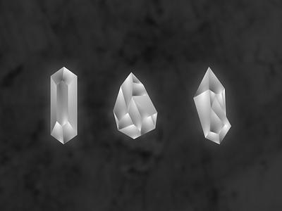 White gems black gems gradient illustration illustration design illustration digital precious stones