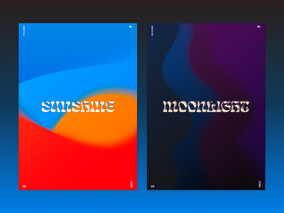 Illumination posters abstract contrast day moonlight moonshine nihgt poster posters print sun sunset sunshine