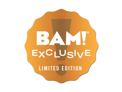 BAM! Exclusive Sticker bam exclusive gold sticker vinyl