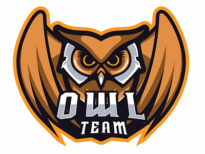 owl animals logo design