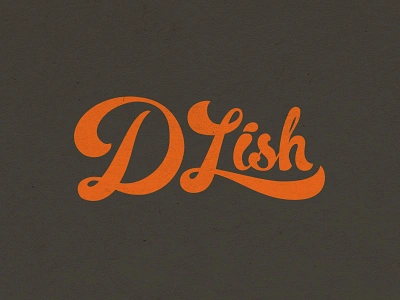 DLish Complete hand lettering script typography yummy