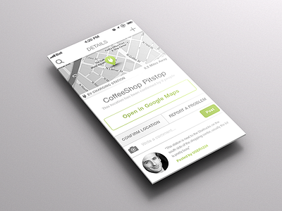 App Preview app charging ev green interface mobile parking phone transportation ui ux