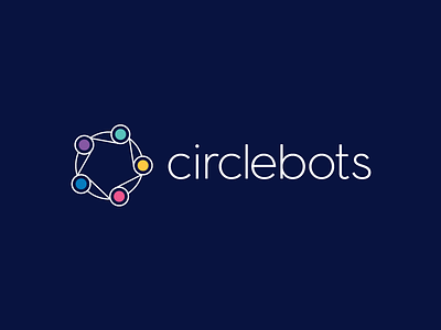 Cirlce Bots Logo branding circlebots clean logo modern tech