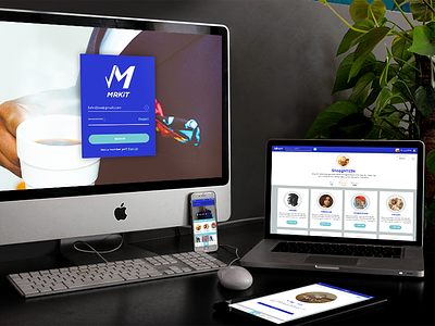 MRKiT App Responsive app desktop interactive mobile mockup mrkit photo preview screens shopping ui ux