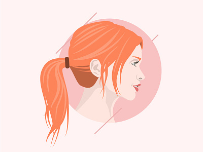 Female Profile Illustration