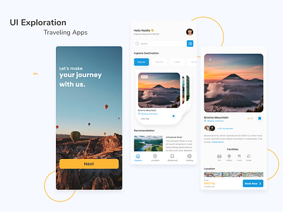 Traveling Apps app branding design icon illustration logo typography ui ux vector