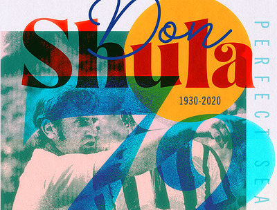 Legendary Don Shula 1930-2020 - '72 Perfect Season art direction branding concept design graphic design