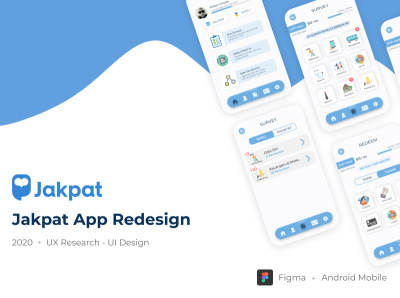 Jakpat App Redesign figma figmadesign inspiration mobile mobile app mobile app design mobile app ui mobile apps mobile design mobile ui redesign ui ui ux ui design ux design