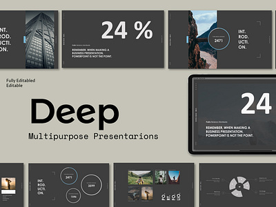 Deep Startup - Powerpoint Template