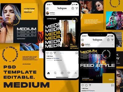 Medium - Instagram Template