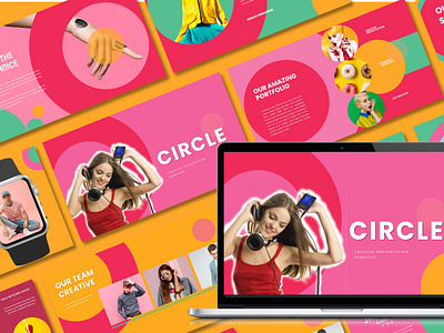 Circle Pastel Powerpoint