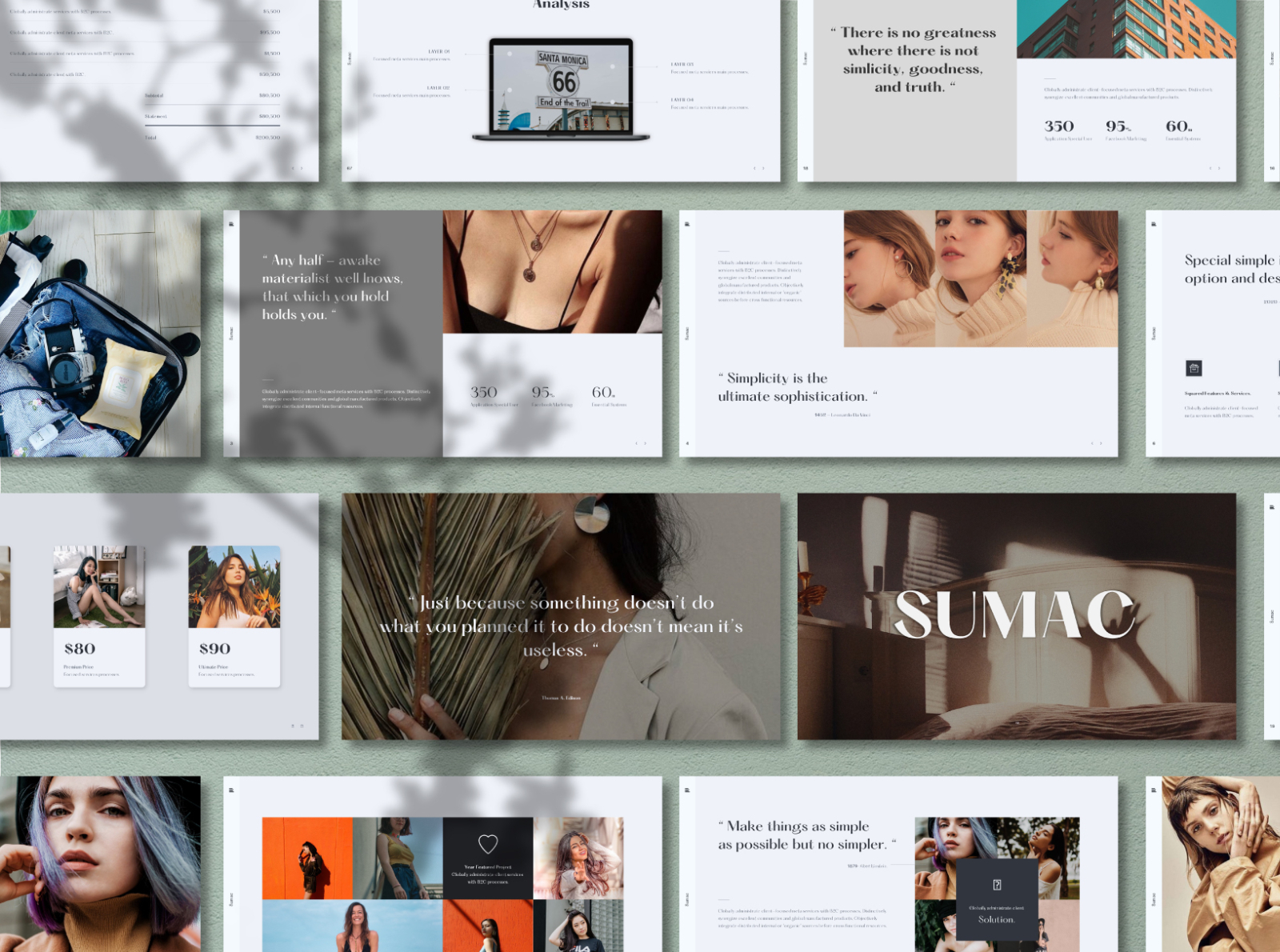 SUMAC Minimal & Creative Presentations Template by Aulia Rahman on Dribbble