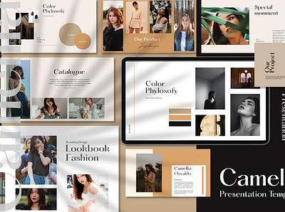 Camellia - Presentation Template brand guidelines branding branding agency branding design business clean creative creative market marketing minimal modern portfolio powerpoint powerpoint template t3mplates t3mplates templates trending