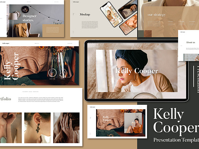 Kelly Cooper Lookbok Presentation Template