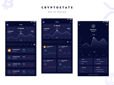 Cryptostats DARK MODE