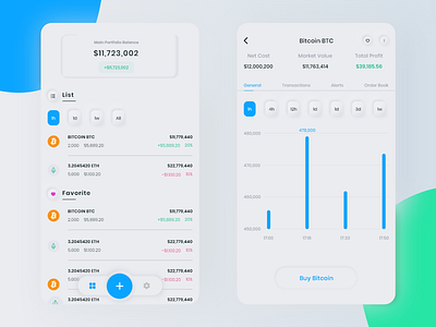 Crypto Portfolio LIGHT MODE