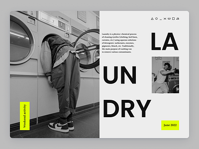 Laundry concept design figma illustration landingpage mainpage ui webdesign