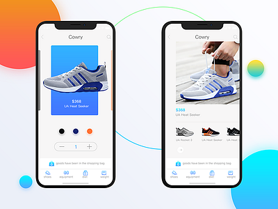 shopping ui，app