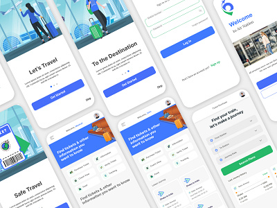 Air Nation App Design air app ui airticket plane ui app design ui ux mobile app of plane mobile app ui plane ui ui