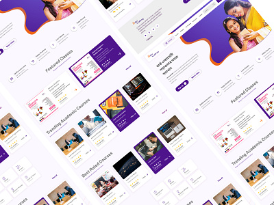 Orko Academy Home Page branding dashboard ui edu platfrom edu tech education landing page landing page design online online course online edo course online education tech service technology