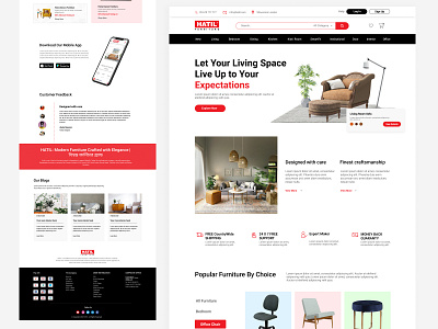 HATIL Home Page Design chair decoration furniture home page design furniture website hatil hatil furniture home page design interface design interior design sofa