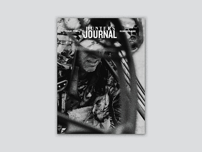 Hunters Journal branding design logo magazine magazine cover magazine design publication design typography