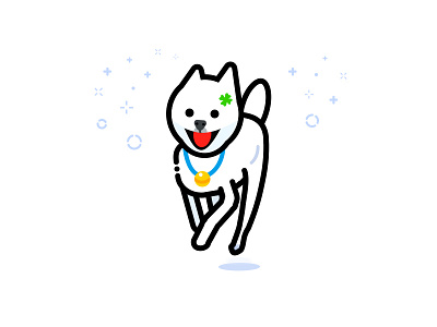 Samoyed Dog illustration
