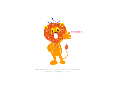 dribbble invite 1 design lion ui