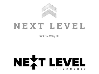 Next Level Internship Logo Comps branding identity logo