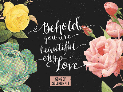 Song of Solomon Wallpaper for fun handlettering typography vintage