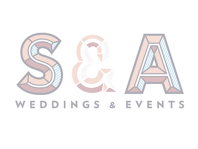Wedding & Events Logo branding event logo planning typography wedding