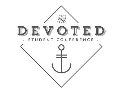 Devoted 2013 Logo branding conference logo youth