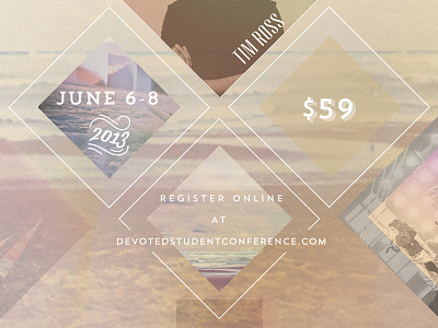 Devoted Save The Date branding conference logo youth