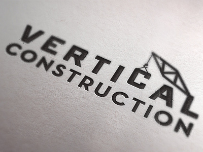 Vertical Construction Logo