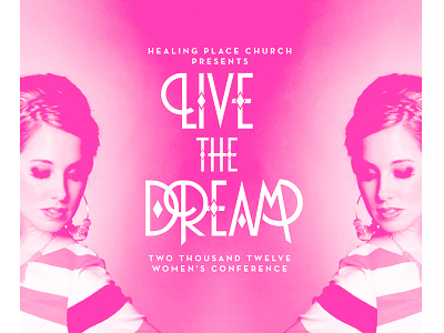 Live The Dream 2012 Secondary Cover branding conference promotional