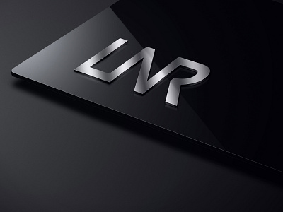 L N R Lettermark Logo - flat minimalist logo design app branding flat minimalist logo design graphic designer lettermark logo logo logo designer logo maker minimal logo typography ui web