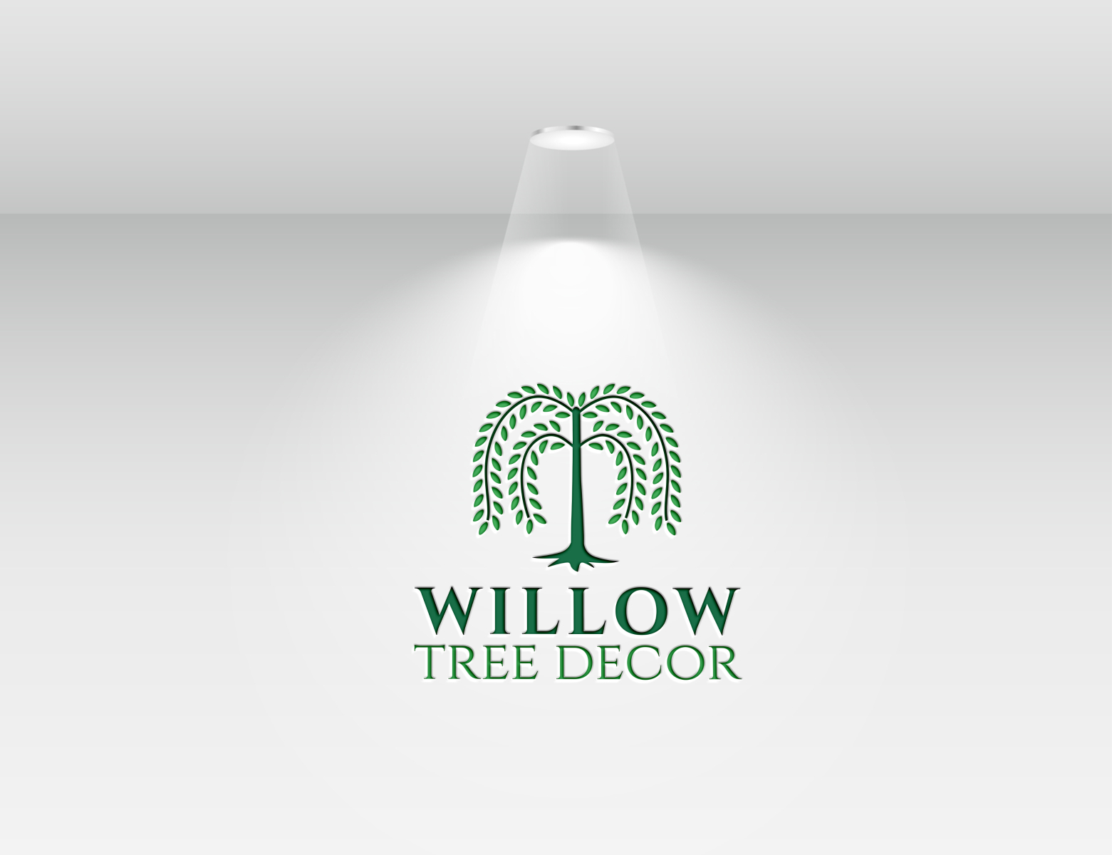 Willow Tree Decor Logo Flat Minimalist Logo Design By Expert Flat Minimalist Logo Designer On Dribbble