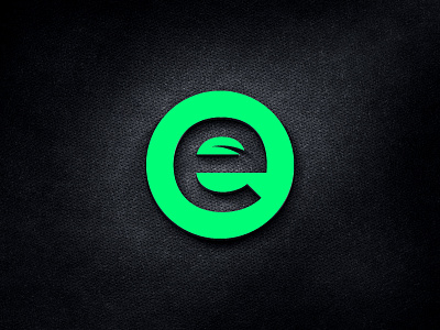 E Lettermark Logo - Flat Minimalist Logo Design