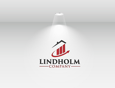 LINDHOLM COMPANY LOGO - FLAT MINIMALIST LOGO DESIGN company logo flat minimalist logo design iconic logo minimalist logo modern logo text logo vector