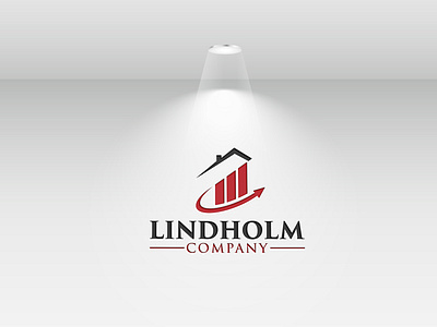 LINDHOLM COMPANY LOGO - FLAT MINIMALIST LOGO DESIGN